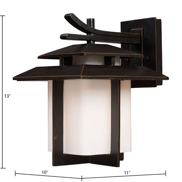 Kanso 13'' High 1-Light Outdoor Sconce - Aged Bronze