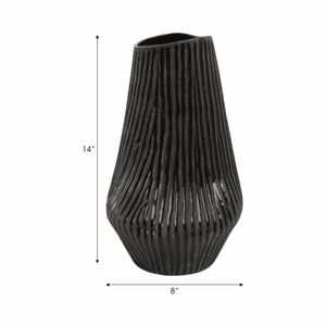 HEYDONWICK BLACK VASE 15 (IN) 10