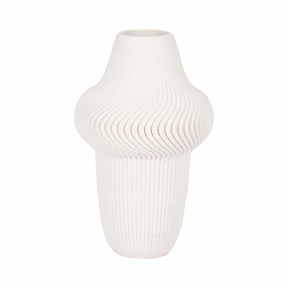 DEANFIELD IVORY VASE 10 (IN)