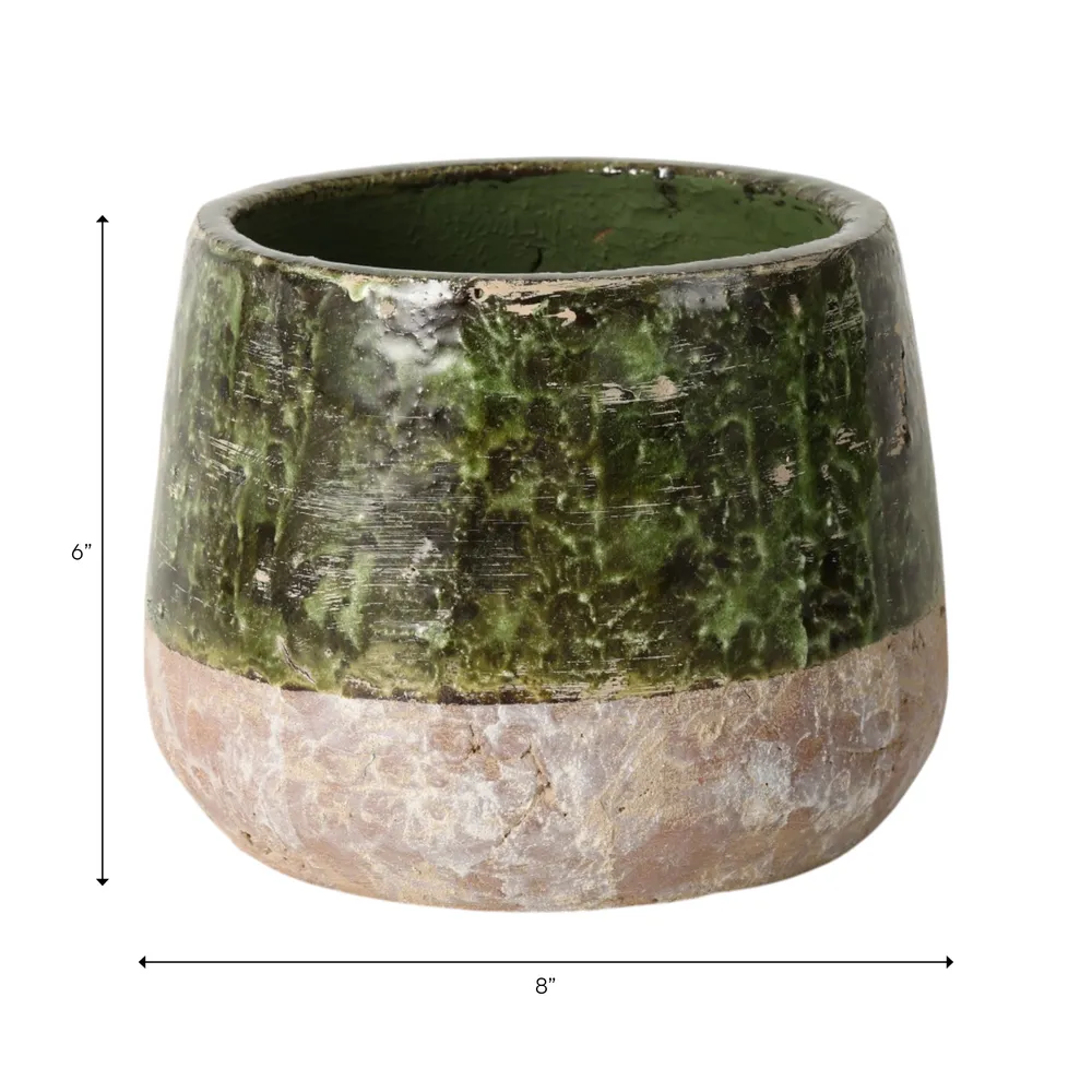 BRAMGATE GREEN PLANTER 7 (IN)