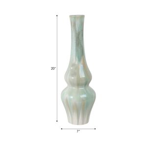 HADFIELDHOLM GREEN VASE 20 (IN) 9