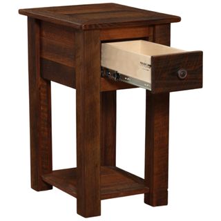 Barnwood Mini One Drawer Nightstand