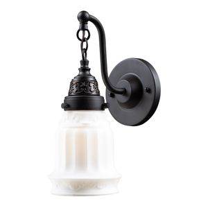 Quinton Parlor 12'' High 1-Light Sconce - Oiled Bronze 1