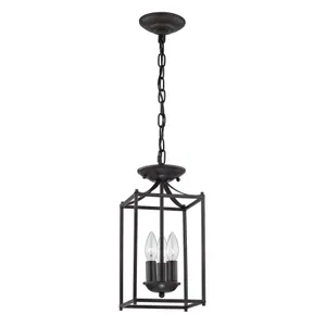 Foyer 7'' Wide 3-Light Mini Pendant - Oil Rubbed Bronze 1