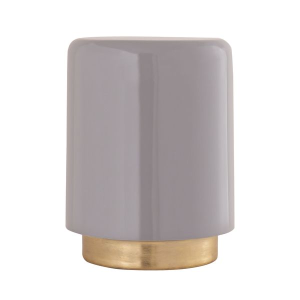 Genesis Accent Table - Gray Enamel