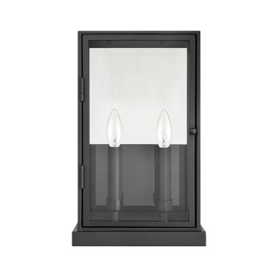 Foundation 15″ High 2-Light Outdoor Sconce - Matte Black
