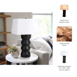 BENTONHOLM BLACK LAMP 28 (IN) 9