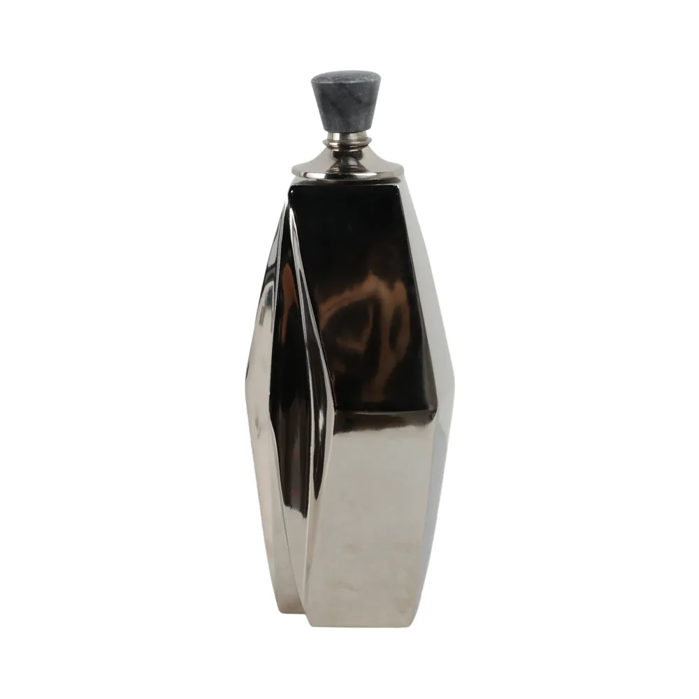 NORAWORTH SILVER VASE 17 (IN)