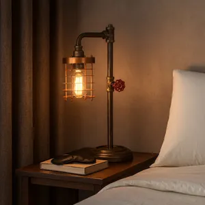 SKYLERRUN BROWN LAMP 18 (IN) 10