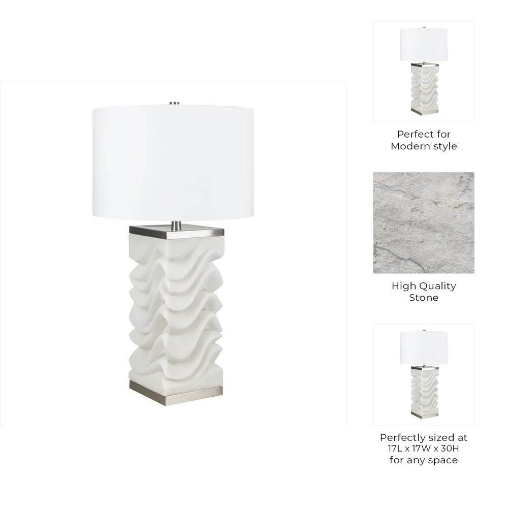 ELLIOTWICK WHITE LAMP 30 (IN)