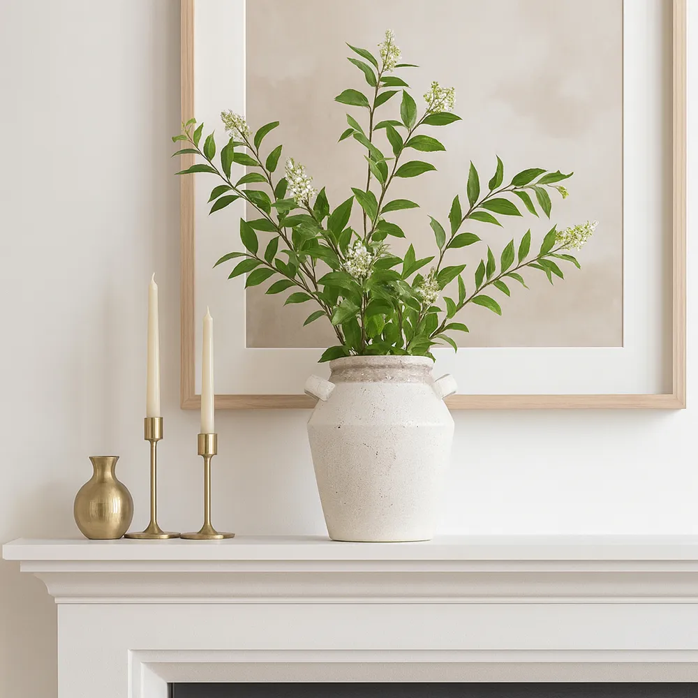 CLYDELAND GRAY VASE 11 (IN)