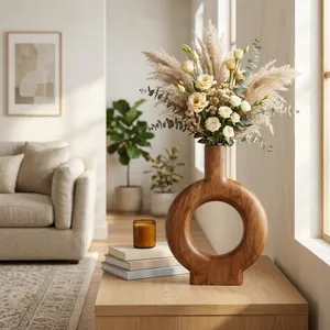 DRAPERWELL BROWN VASE 18 (IN) 2