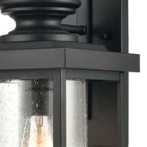 Minersville 21'' High 1-Light Outdoor Sconce - Matte Black 3