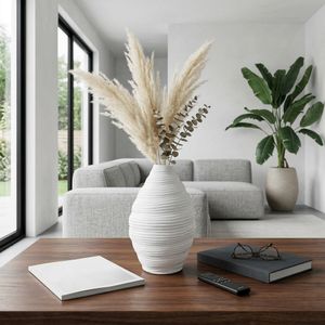 KELSEYHOLM WHITE VASE 14 (IN) 10