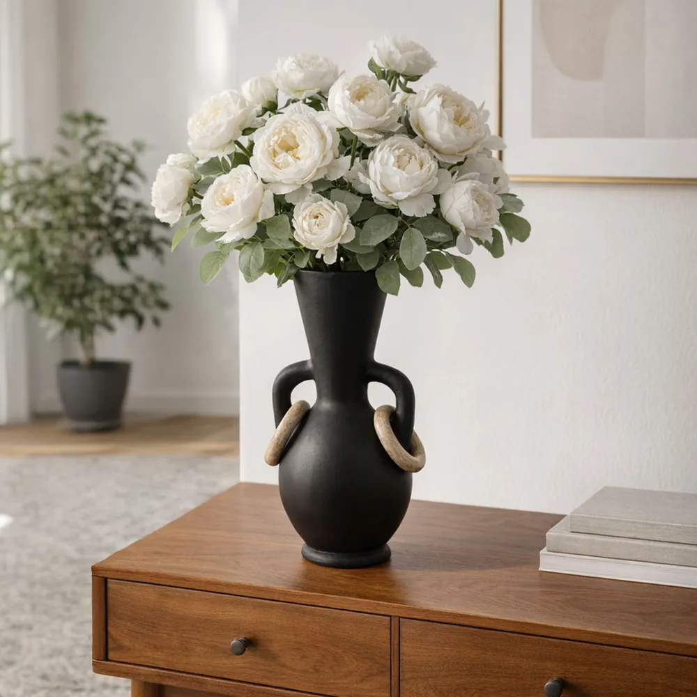 ARLOVALE BLACK VASE 18 (IN)