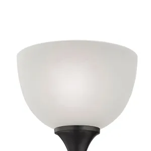 Bristol Lane 6'' Wide 1-Light Sconce - Oil Rubbed Bronze with White Glass 4