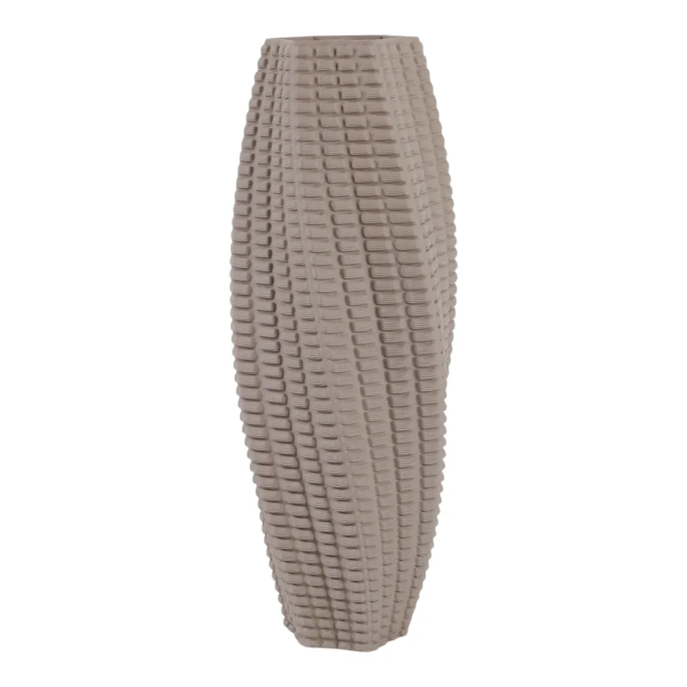 ELWINROSE GRAY VASE 19 (IN)