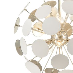Modish 21'' Wide 6-Light Chandelier - Matte White 3