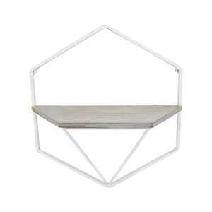 IRVINGMILL SET OF 2 WHITE WALL SHELF 17 (IN) 4