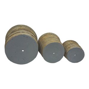 PAGEVALE SET OF 3 TAN PLANTER 14 (IN) 8