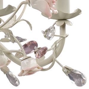 Heritage 22'' Wide 6-Light Chandelier - Cream 6