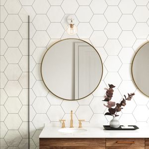 Boudreaux 6'' Wide 1-Light Vanity Light - Matte White 6