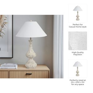 BRENTONGATE WHITE LAMP 31 (IN) 8