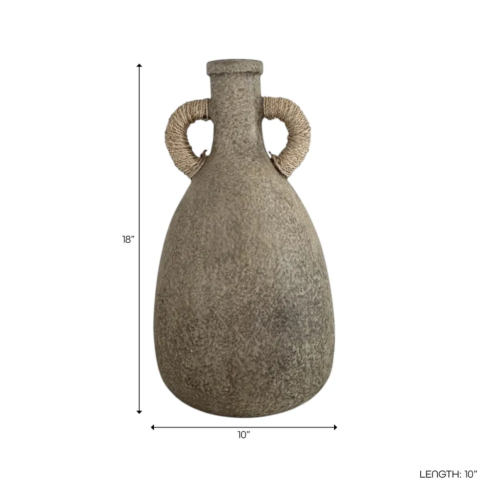 OPALVALE TAN VASE 18 (IN)