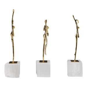 HOPEDALE SET OF 3 GOLD DECOR 13 (IN) 4