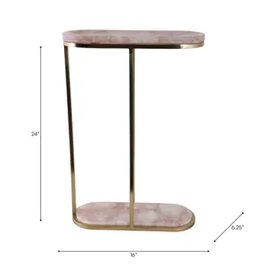 ERINHOLM PINK TABLE 24 (IN) 9