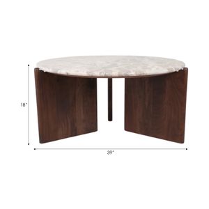 HALSEYCLIFF BROWN COFFEE TABLE 18 (IN) 9