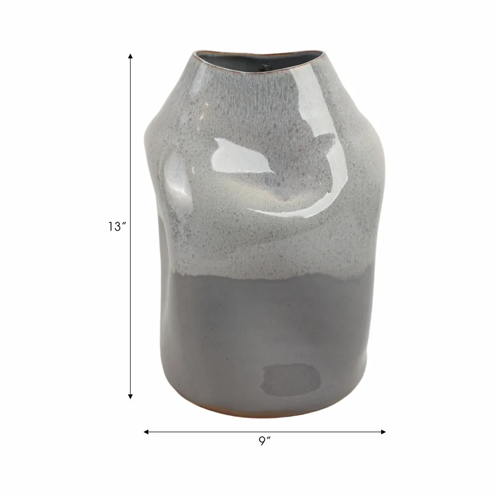 BRONSONLAND GRAY VASE 13 (IN)