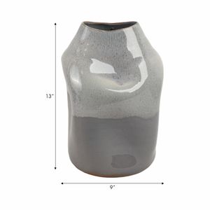 BRONSONLAND GRAY VASE 13 (IN) 9