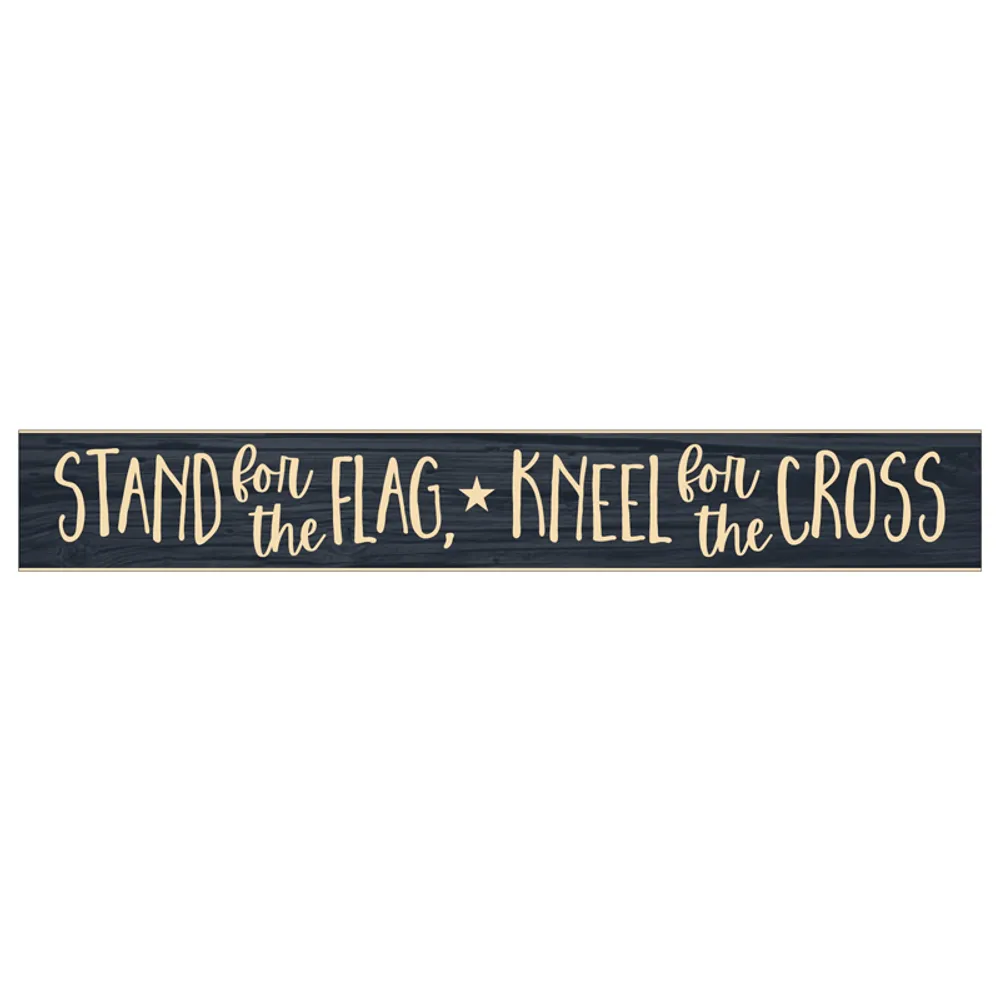 24" USA STAND FOR THE FLAG KNEEL FOR THE