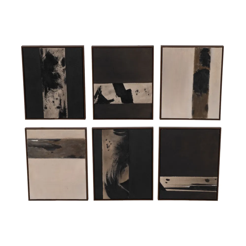 LINDENHOLM SET OF 6 BROWN ART 20 (IN)
