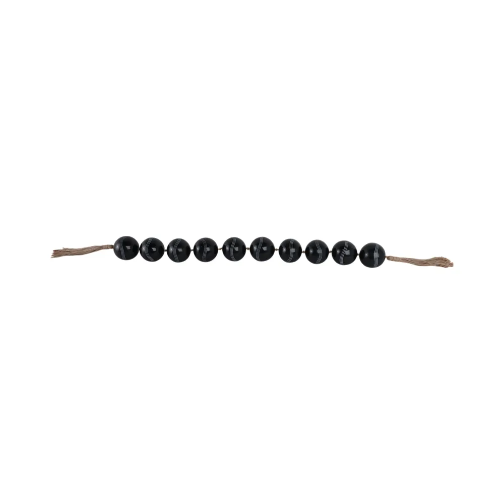 GORDONSTONE BLACK BEAD 3 (IN)