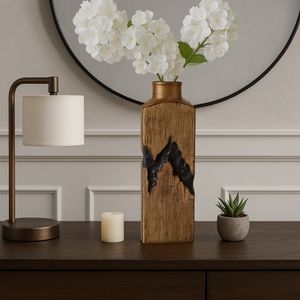 HALDENMILL GOLD VASE 20 (IN) 12