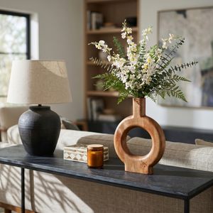 DRAPERWELL BROWN VASE 18 (IN) 13