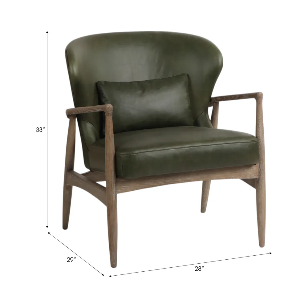 TANNERTON GREEN CHAIR 33 (IN)