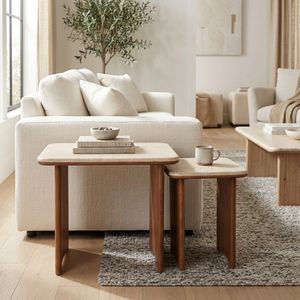 ARMONHAVEN SET OF 2 BROWN TABLE 21 (IN) 2