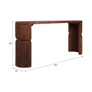 IRVINGPORT BROWN CONSOLE 60 (IN) 9