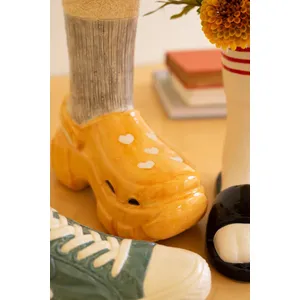 Ceramic Crocs and Socks Vase 3