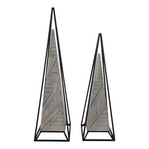 CLARACROSS SET OF 2 BLACK DECOR 26 (IN) 1