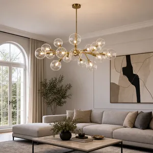 FOLEYSIDE GOLD CHANDELIER 12 (IN) 6