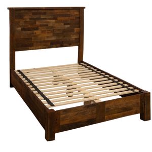 Barnwood Americana Bed with Rail System - King 3