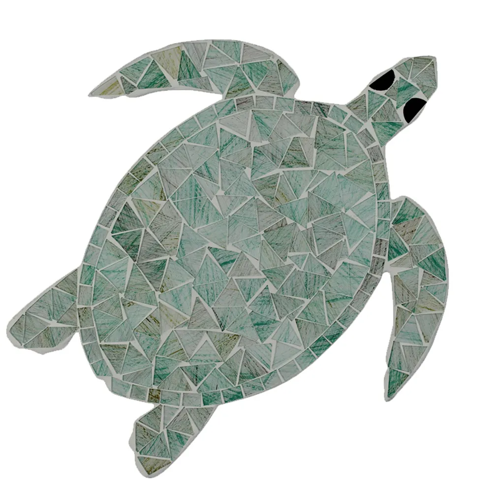 14" MOSAIC SEA TURTLE