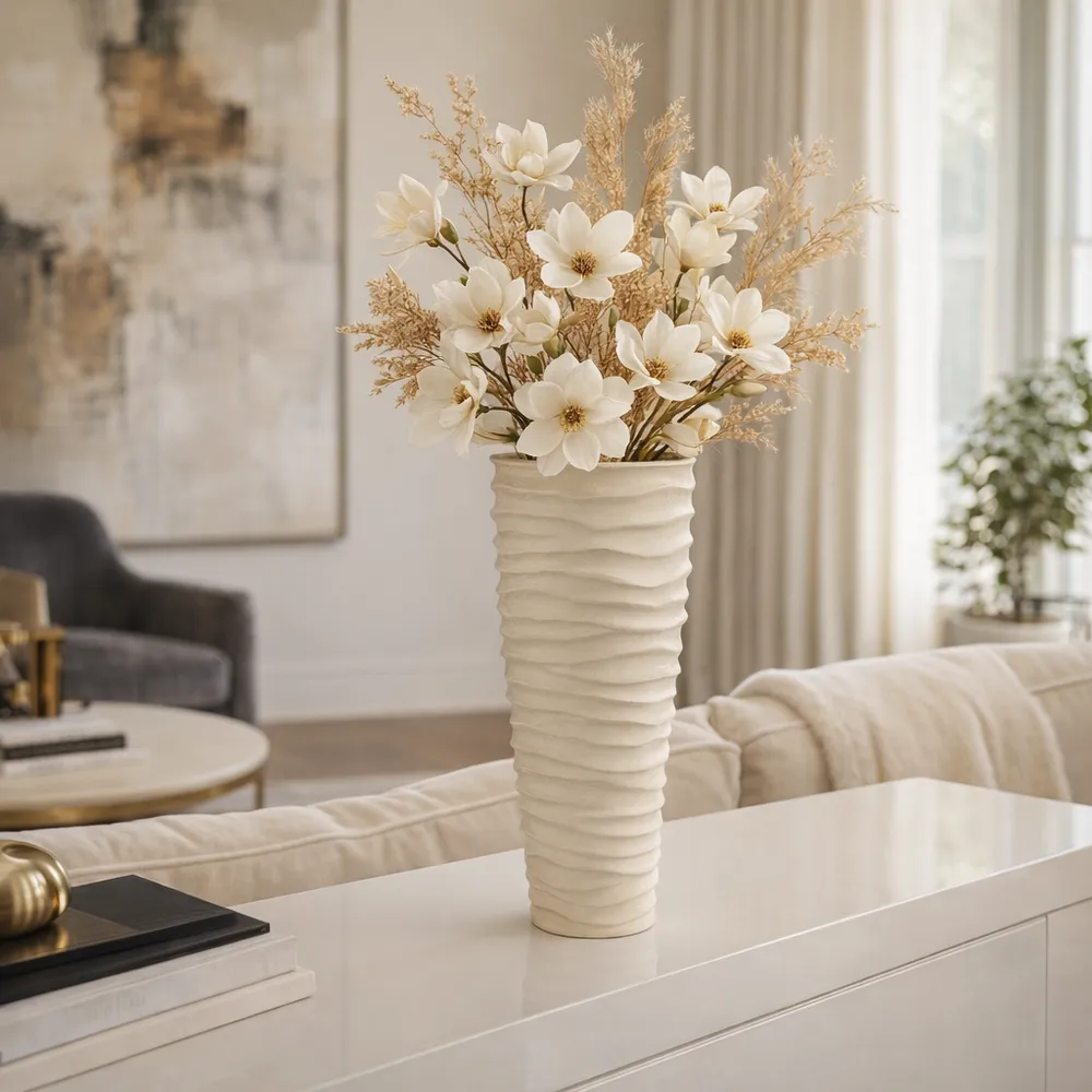 LINDENFIELD IVORY VASE 18 (IN)