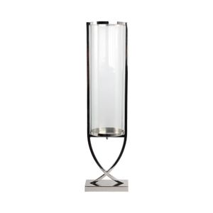 OLIVERHAVEN SILVER CANDLE HOLDER 31 (IN) 1
