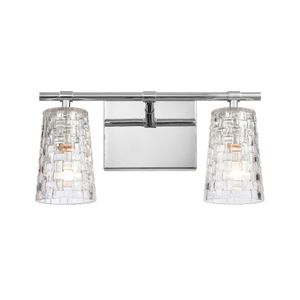 Lightweave 15'' Wide 2-Light Vanity Light - Polished Nickel 1
