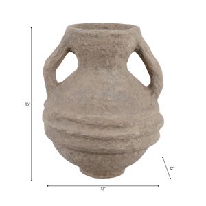 FERRIS TAN VASE 15 (IN) 10